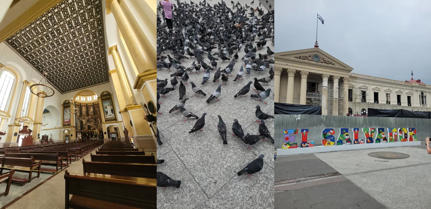 Catedral Metropolitana de San Salvador e Plaza Gerardo Barrios