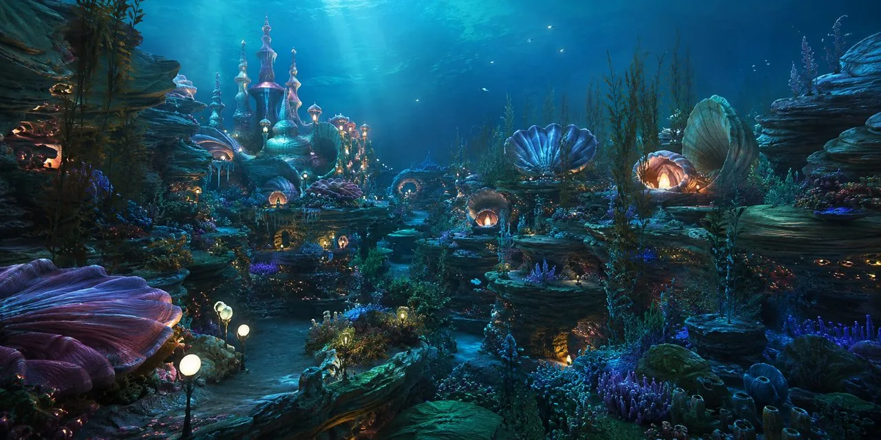 A Mermaid Lagoon do Tokyo DisneySea, o reino submarino da Ariel