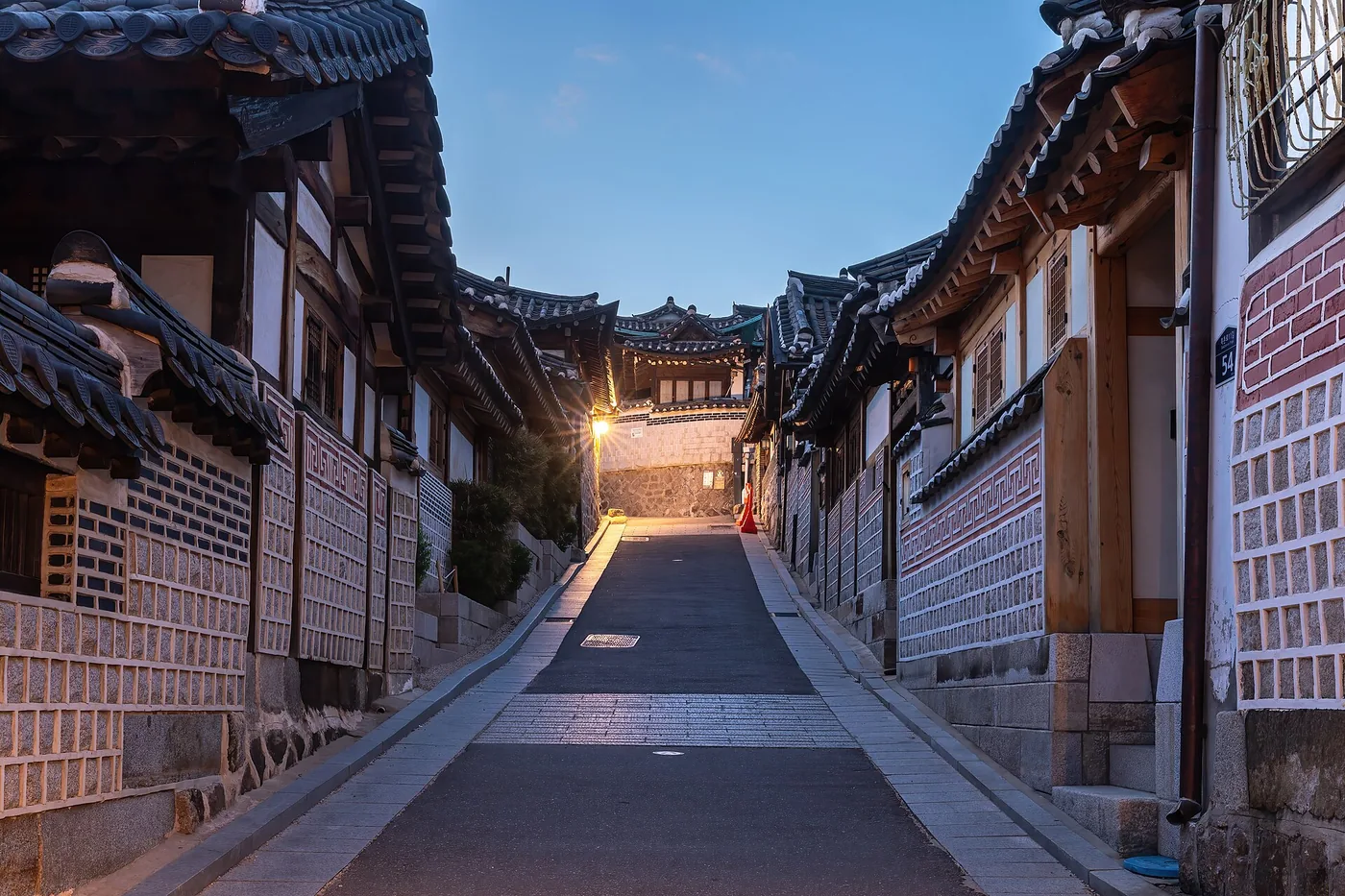 Casas tradicionais hanok do bairro de Bukchon, em Seul