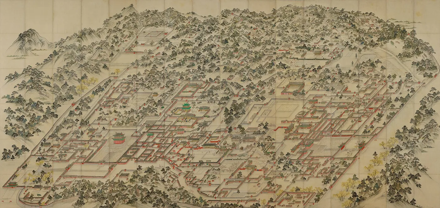Pavilhão do palácio Changdeokgung, em Seul