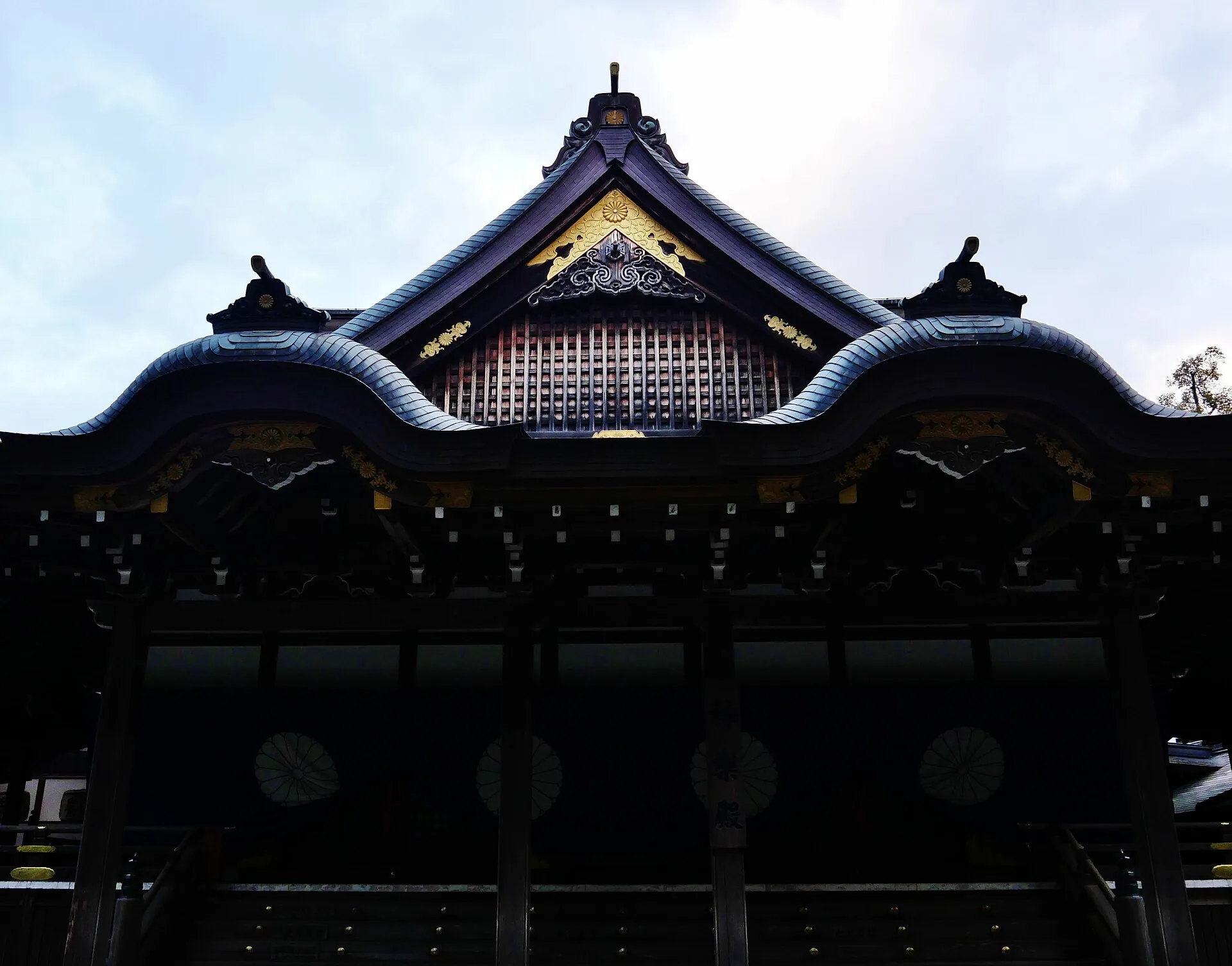 Pavilhão do santuário de Ise Jingu, na província de Mie