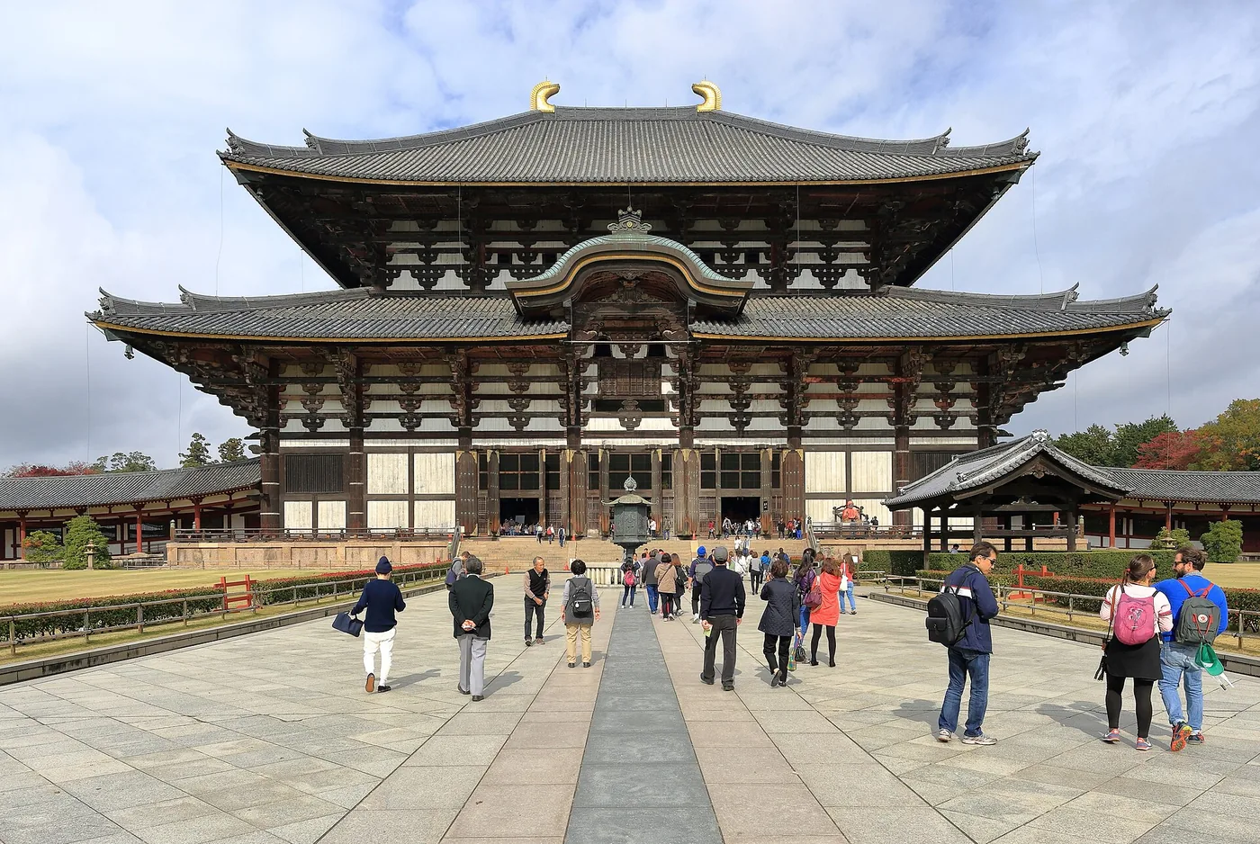 Templo Todai-ji, em Nara, que abriga o Grande Buda de bronze